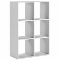 Regał Otwarty Kostka 3x3 Na Książki Półka 104 x 70 x 30 CM Biały Mat