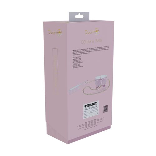 paris collection - collar with leash - pink na Arena.pl