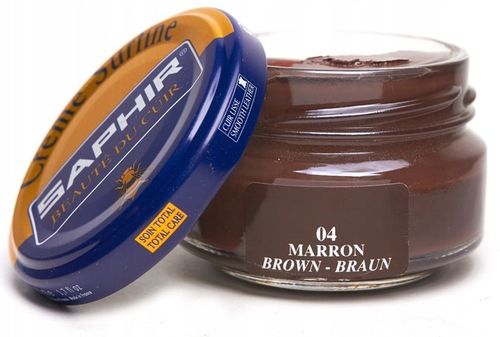 Krem koloryzujący do skór Saphir 04. brązowy na Arena.pl