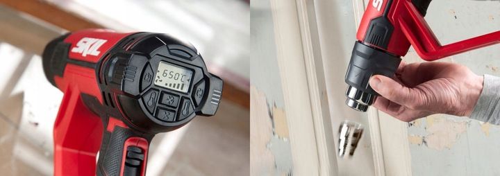 OPALARKA 2000W 8040 SKIL + WALIZKA + 4 DYSZE + LCD zdjęcie 8