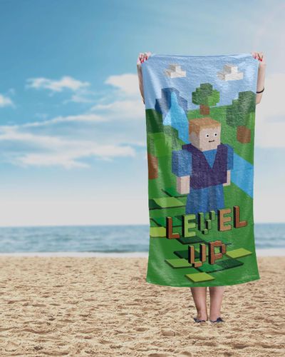 Ręcznik  licencyjny 70x140cm - MINECRAFT na Arena.pl