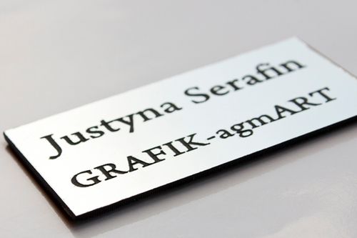 tabliczka GRAWER na drzwi BIURO wc DOWOLNY NAPIS na Arena.pl