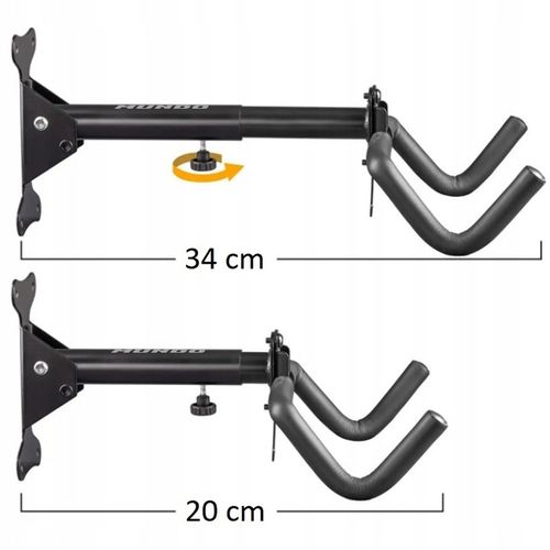 WIESZAK NA ROWER ŚCIENNY DO 25 KG UCHWYT ROWEROWY HAK NA ROWERY DO ROWERU na Arena.pl