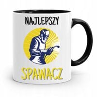 Kubek Czarny Dla Spawacza Najlepszy Spawacz Z Nadrukiem Ze Zdjęciem