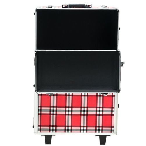 KUFER KOSMETYCZNY S-015 RED GRID na Arena.pl