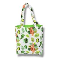 Torba na zakupy bawełniana shopperka torba shopper torba zakupowa leniwiec