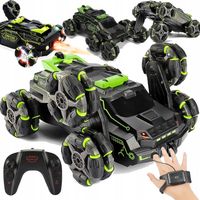 SAMOCHÓD ZDALNIE STEROWANY RC RĘKĄ GESTAMI PILOT AUTO PODŚWIETLENIE 4x4