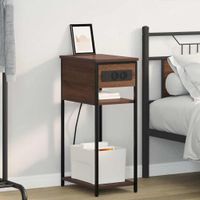 Szafka Nocna Brązowy dąb 41 x 28 x 76 cm