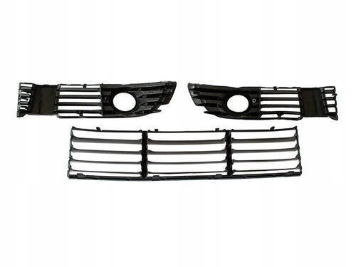 Atrapy Kratki Zderzaka Przód L+P+Ś Komplet 3 szt. do VW Passat B5 FL 00-05 na Arena.pl