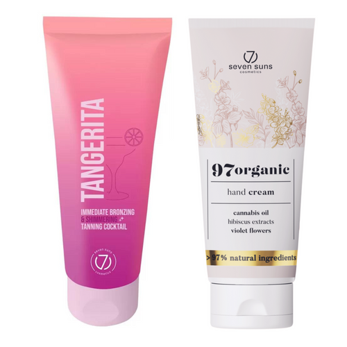 7suns Tangerita Koktajl Z Bronzerem 100ml  + Krem Do Rąk 75ml Gratis na Arena.pl