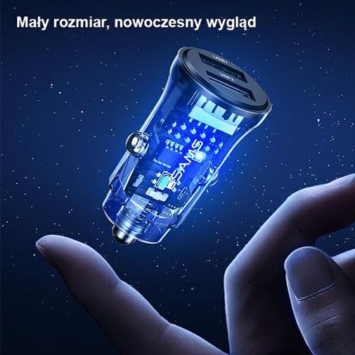 usams ład. sam. c31 3a 2xusb-afast charge niebieski/blue cc162cc02 na Arena.pl