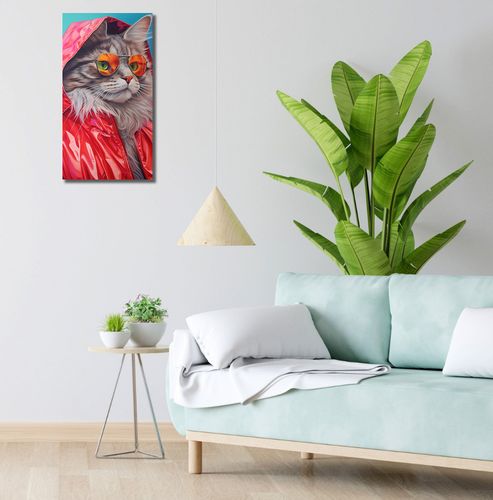 Obraz 30x60cm Kot w Stylu na Arena.pl