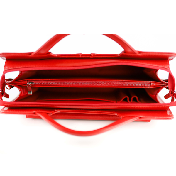 507 Teczka damska exclusive - czerwona KEMER zdjęcie 4