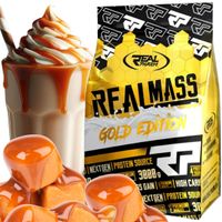 GAINER białko węglowodany Real Pharm Real Mass białko 3kg KARMEL