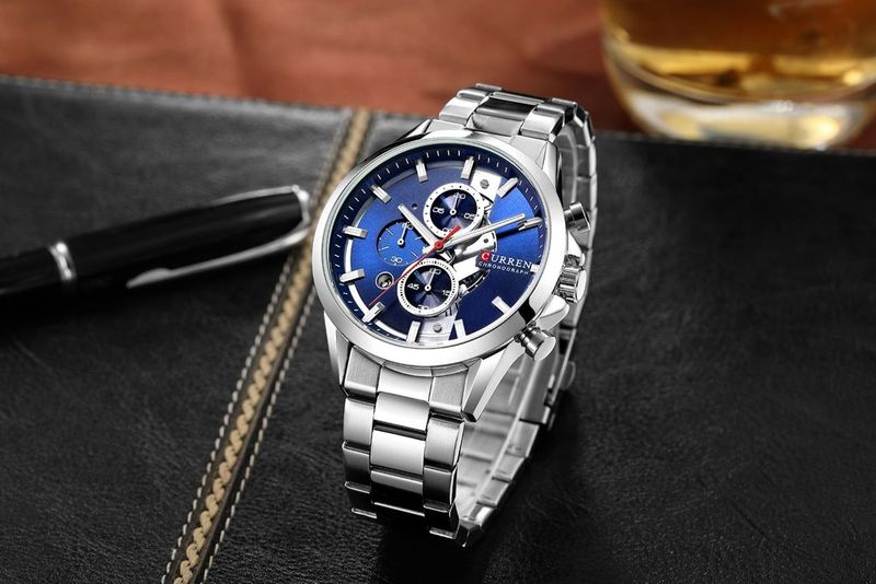 ZEGAREK MĘSKI CURREN 8325 (zc021a) - CHRONOGRAF zdjęcie 4