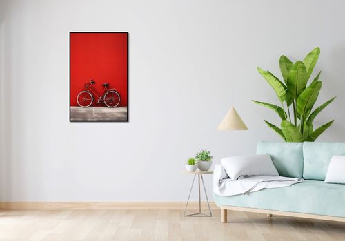 Plakat 56,6x86,4cm Czerwony Rower na Arena.pl