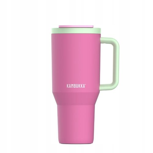 Kubek termiczny ze słomką Kambukka RIO 950 ml - Bubblegum Mint na Arena.pl