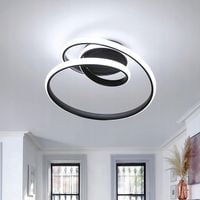 NOWOCZESNY PLAFON LED, 36W KREWATYWNY DESIGN SPIRALI LAMPA SUFITOWA COMELY