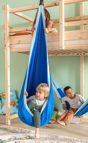 huśtawka kokon Joki niebieski MAŁPISZON na Arena.pl
