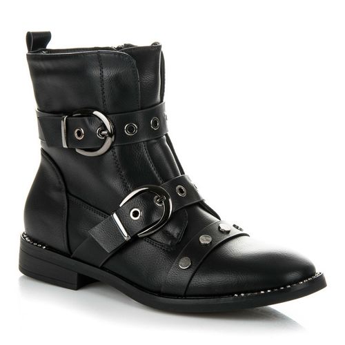 Modne Czarne Botki r.40 na Arena.pl