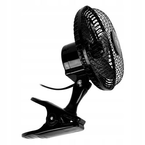 WENTYLATOR WIATRAK BIUROWY STOŁOWY CICHY 15W BIURKOWY 2w1 PODSTAWA + KLIPS na Arena.pl