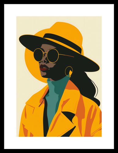 Plakat 21x29,7cm Żółta Stylowość na Arena.pl