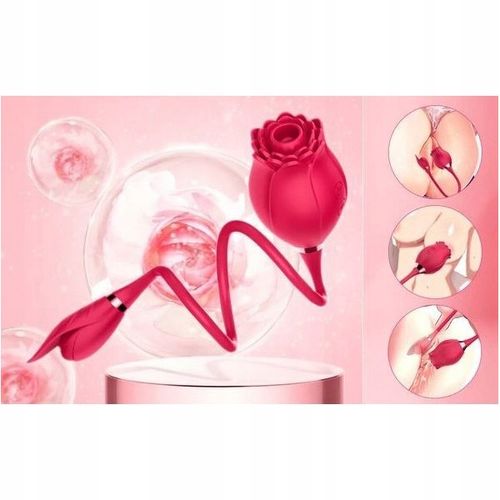 Powietrzny Wibrator Damski Stymulator Ssący Róża na Arena.pl