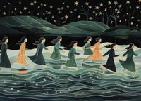 Plakat 18x13cm Nocna Procesja