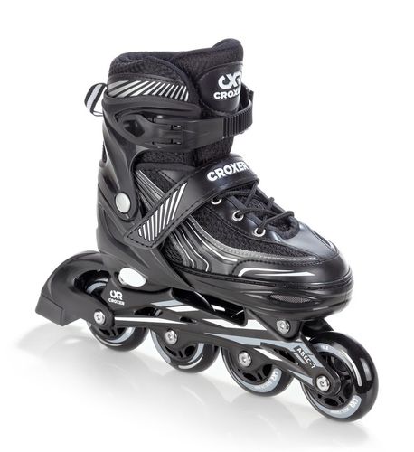 Rolki Regulowane Croxer Optima Black 39-42 Kauczuk na Arena.pl