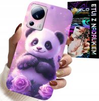 ETUI DO XIAOMI 13 LITE - SŁODKA PANDA WZORY DLA DZIECI + SZKŁO