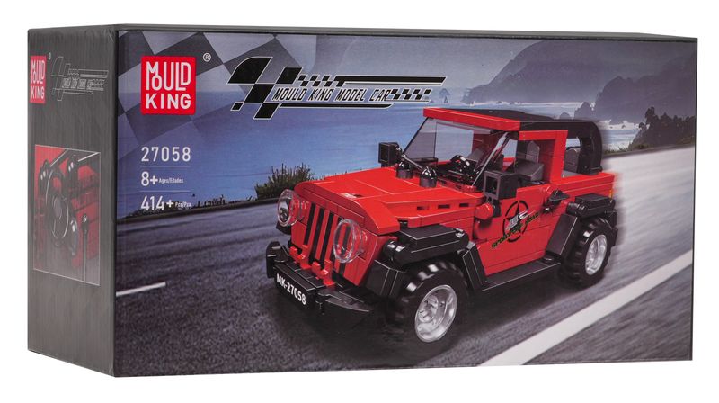Zestaw Klocków Autko 414El. Czerwone : 27058 Mould King zdjęcie 4