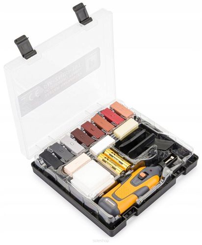 ZESTAW DO NAPRAWY PANELI MEBLI WOSK NAPRAWCZY 18 SZTUK WALIZKA na Arena.pl