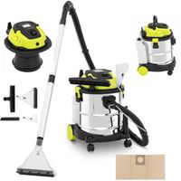 odkurzacz do dywanów i tapicerki na mokro i sucho 1200 w 20 l