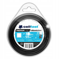 Żyłka do podkaszarki kwadratowa Cellfast Premium 3,0 mm 55 m