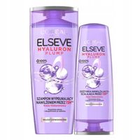 Szampon i Odżywka Do Włosów Zestaw Loreal Elseve Hyaluron Plump 400+200ml