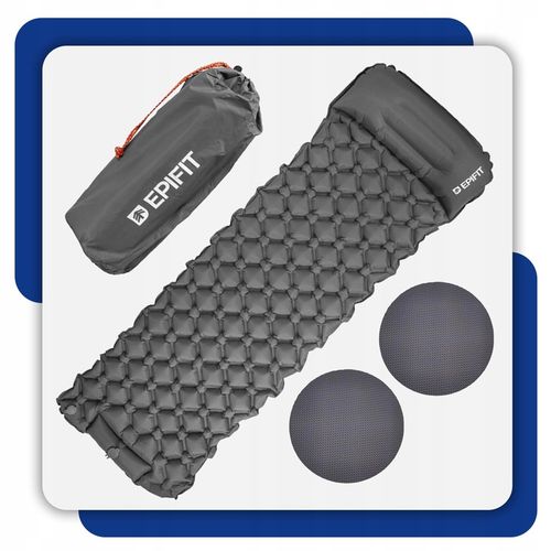 Materac Samopompujący Jednoosobowy Pojedynczy do Spania Pod Namiot 190x60cm na Arena.pl