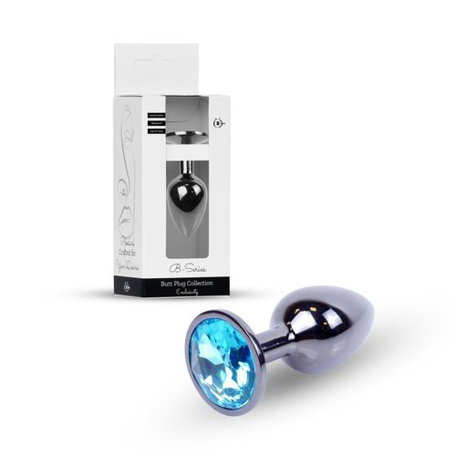 Plug-Jewellery Dark Silver Plug- Light Blue na Arena.pl