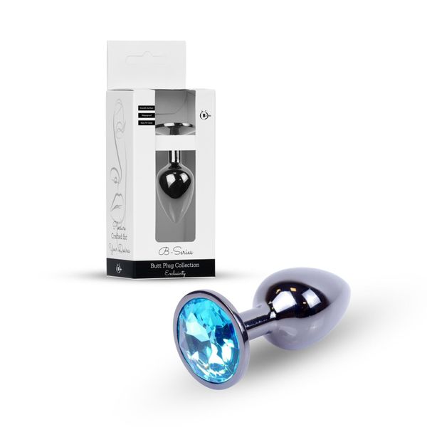 Plug-Jewellery Dark Silver Plug- Light Blue zdjęcie 12