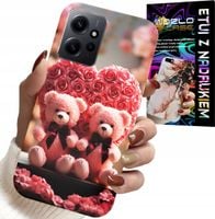 ETUI DO XIAOMI NOTE 12 4G - RODZINKA RÓŻANYCH MISIÓW SERCE + SZKŁO