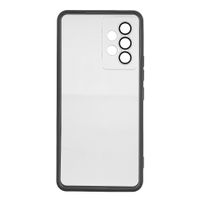 etui do samsung galaxy a53 5g w393 bezbarwny z czarnym