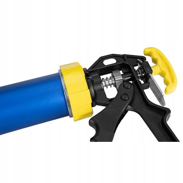 Pistolet wyciskacz do silikonu mas kiełbas 600 ml Mocny Wytrzymały Bauhus zdjęcie 9