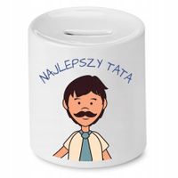 Skarbonka Dla Taty Najlepszy Tata Prezent Z Nadrukiem Ze Zdjęciem