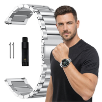 Pasek do Xiaomi Mi Watch S1 S2 S3 S4 Amazfit GTR 47mm na zegarek srebrny