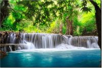 100 70CM OBRAZ PŁÓTNO WODOSPAD PŁÓTNO RAMA