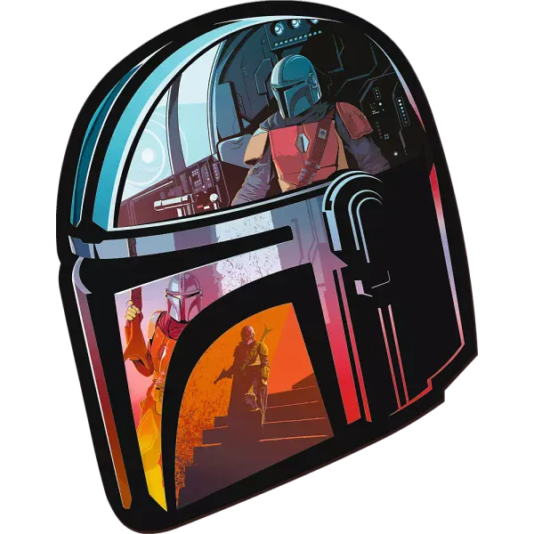 Puzzle drewniane 160 elementów. The Mandalorian zdjęcie 2
