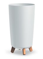 Doniczka na nóżkach GRACIA TUBUS SLIM DGTL240 | Biały