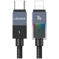 kabel usams sj776 pd 30w usb-c/lightning 1.2m tarnish