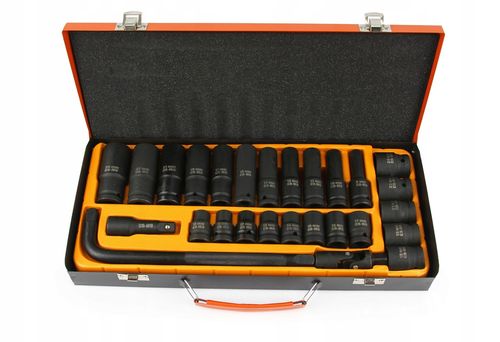 klucze nasadowe 1/2'' 27el. 6-kąt bjc 8-24mm na Arena.pl