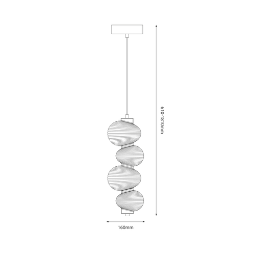 Lampa wisząca BOLLA SMOKED 17W LED na Arena.pl