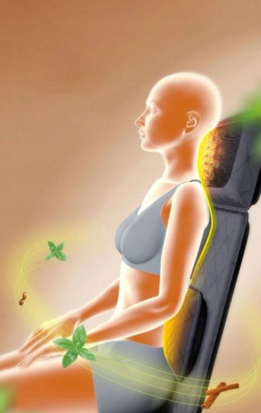 Materac masujący mata masująca shiatsu nefrytowy grzanie Gateway do masażu zdjęcie 9